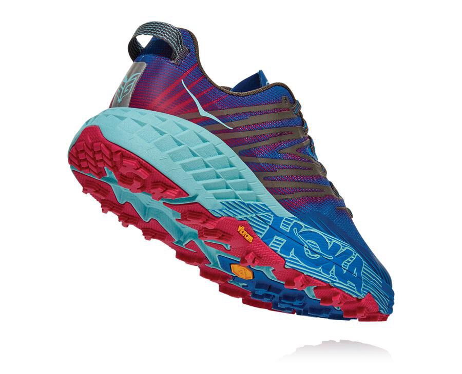 Hoka One One Trailove Tenisky Damske Modre - Speedgoat 4 - 61742-REBT